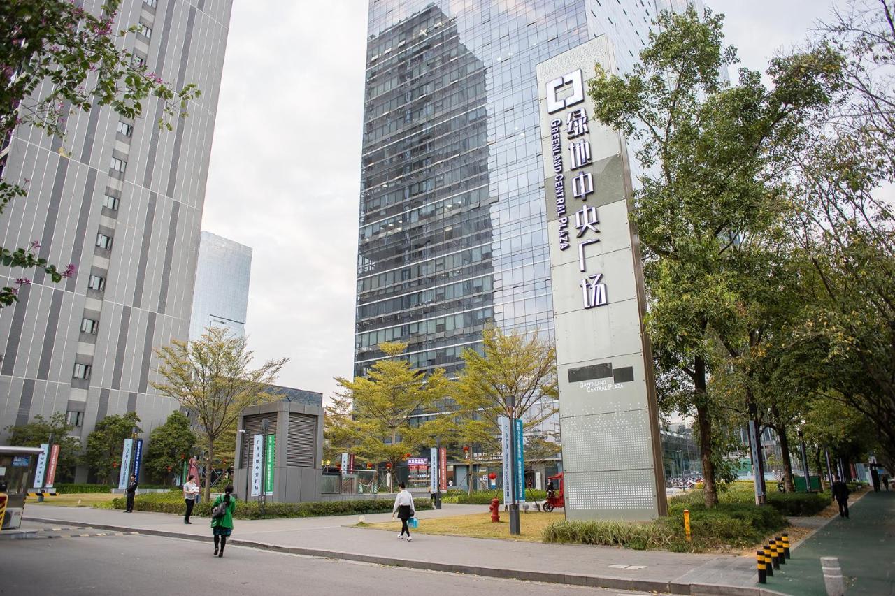 Guangzhou Laiste Aparthotel Science City Greenland Central Plaza Branch - Free Shuttle Bus To Canton Fair Complex During Canton Fair Period Exterior foto